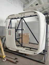 Front Part of Metro Train Head Mask - EЛЕП.667321.001ГЧ