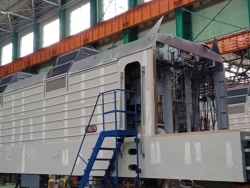 Painted Metal Body for Electric Locomotive 5ТС.340.337-08