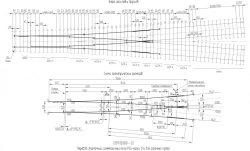 Symmetrical Switch R65 Type 1/6 for Inclined Tracks Project 2307.00.000-22