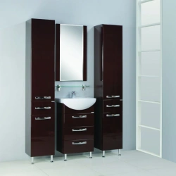 Aquaton Aria 50H Dark Brown Sink Cabinet 1A140201AA4301