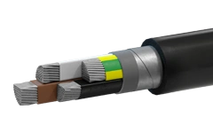 Power Cable AПвБШв with Aluminum Conductors and PVC Protection