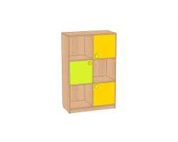Children's Toy Storage Unit "Rubik's Cube" SI-KR6-F1