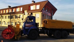 Snow Cleaver Rotary Snow Plow SFR-1 Model 7963M2 on KAMAZ 6522-53 Chassis