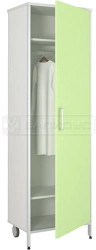 Single-Door Medical Clothing Cabinet with Aluminum Profile - SHO-1K