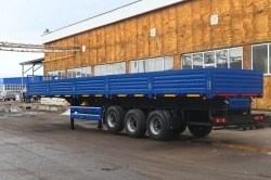 8785T2 Sideboard Semi-Trailer with MD.C1K2050T12KV120x16 Axle (Single Wheel) or MD.C2K1850T12KV120x16 Axle (Dual Wheel)