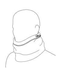 Knitted Head Buff for Hygiene and Comfort