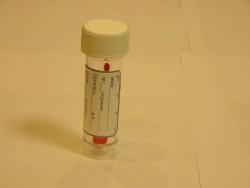 Disposable Sterile Polymer Container for Biological Samples KOS 30ml with Label and Spoon