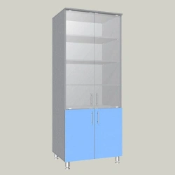 General Purpose Cabinet with Two Glass Doors Model MШС-2