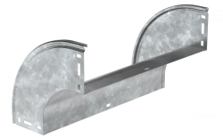 Vertical 90° Smooth Turn CPV41-0-90-100-400-HDZ ESCA 100x400mm