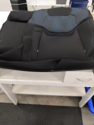 Black Fabric Cover for Left Rear Seat Back (Model 7002141XST33A8P)