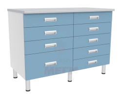 Laboratory Table SL-04-MSK (SL-04-224) with Drawers