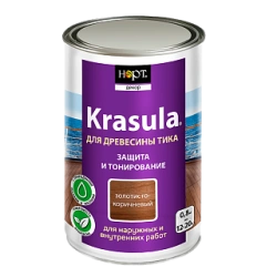 KRASULA Protective and decorative composition for teak wood 2,6kg bucket