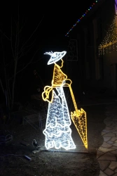 Decorative Outdoor Fixture "Dama" - Frame Illumination