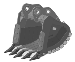 Super-Reinforced Rock Bucket RD-271.31.XS252-V3-X-NF