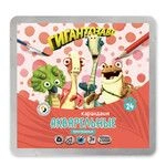 Watercolor Pencils "VKF" "Gigantosaurus" GGZ-WCPM-6024 Set of 24 Colored Pencils