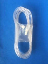 Medical Extension Tube Disposable 1.5x4500 mm with Luer Lock Male Connector
