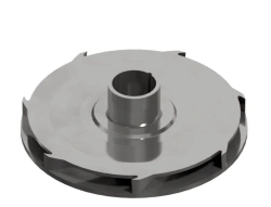 Compression Wheel Impeller D460N, 0.62" Shaft, Ni-Resist