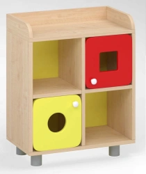 Geometric Kids Cabinet for Playroom, Art. 14204