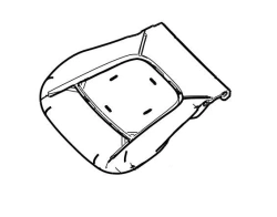 Driver's Front Seat Cushion Filling 1313651