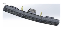 Industrial Design LED Fixture "MTM IoT" Cube Series 120 with 3 Modules