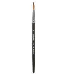 Natural Hair Round Paintbrush for Art Painting