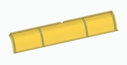 Left Ceiling Panel for LiAZ 621320 Bus, Component 621320-5702217