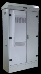 Climate-Controlled Anti-Vandal Telecommunication Cabinet for Outdoor Use RT-CBN-TUD-C3-CF