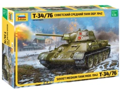 Soviet Medium Tank T-34/76 Model Kit, 1942 Edition