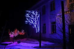 Decorative LED Console Light "Mimosa" - Street Fixture with Brackets (220V, 24V, 12V Modifications)