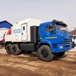 Special Truck Model 675613 with Crane Manipulator (Inman IM15) on KAMAZ 43118-37