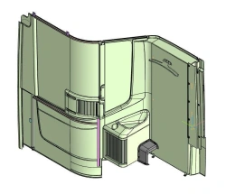 Driver Partition Assembly 62825-401-7800000