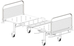 Functional Hospital Bed on Wheels, Model MSK-4103D