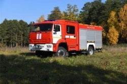 Fire Tanker Truck for Firefighting AЦ-3.2-?, Type 58812K43265, Modification 3K1102 on KAMAZ-43265-D5 Chassis