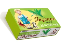 Мыло туалетное твердое "Детское. Зеленый чай"