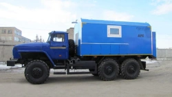 Repair and Welding Unit UZST, Model UZST01, Modification 586C-12 on Ural 5557-74