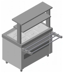 Dry Food Warmer MЭС-2С for Serving Hot Dishes