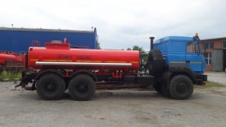 Oil and petroleum products tanker truck ACN 4671J6-10 on Ural-4320-4971-82 chassis