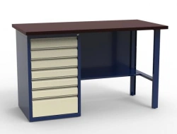 Single-Column Workbench with Laminated Plywood Top - SV-1T.07.00.14.FL