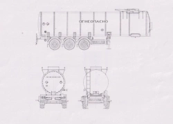 Tank Semi-Trailer PPCB, Type PPTC3, Modification 96998-0000010 (Without Pump)