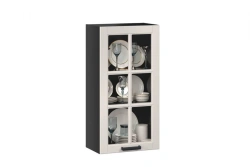 High Glass Facade Door 500, Model LD.274490.000 (Anthracite Textured Oak)