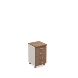 Wooden Office Cabinet with 4 Drawers, Art. 209