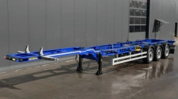 Tri-Axle Container Flatbed Semi-Trailer with Sliding Mechanism Model 9453-0000010-30