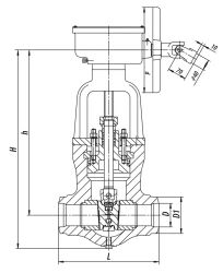 Gate Valve 1120-100-KZ-01 for Water and Steam Pipelines