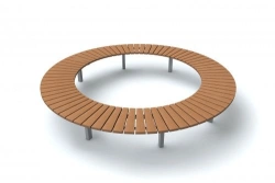 Anapa Curved Bench Without Backrest A1010