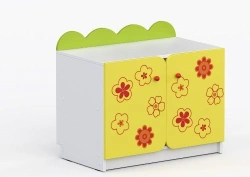 Low Cabinet Model 1 "Nevalyashki" for Preschools