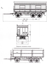 Three-Axle Dump Trailer 8595-42 CEYLAN AS-1210-225-ST-OV