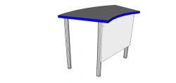 Metal Frame Desk for Office Work