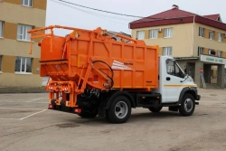 Rear-Loading Garbage Truck KBR-P6N on GAZ-C41R13 Chassis