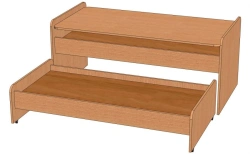 Two-Tier Expandable Bed with Storage - Model KD-2