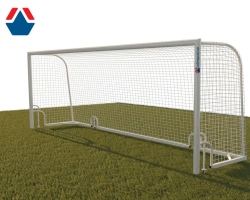 Mobile Aluminum Football Goals 7.32x2.44m with Wheels OS-15330